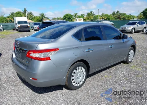 2014 Nissan Sentra S z USA, uszkodzony, nr VIN 3N1AB7AP6EY276685